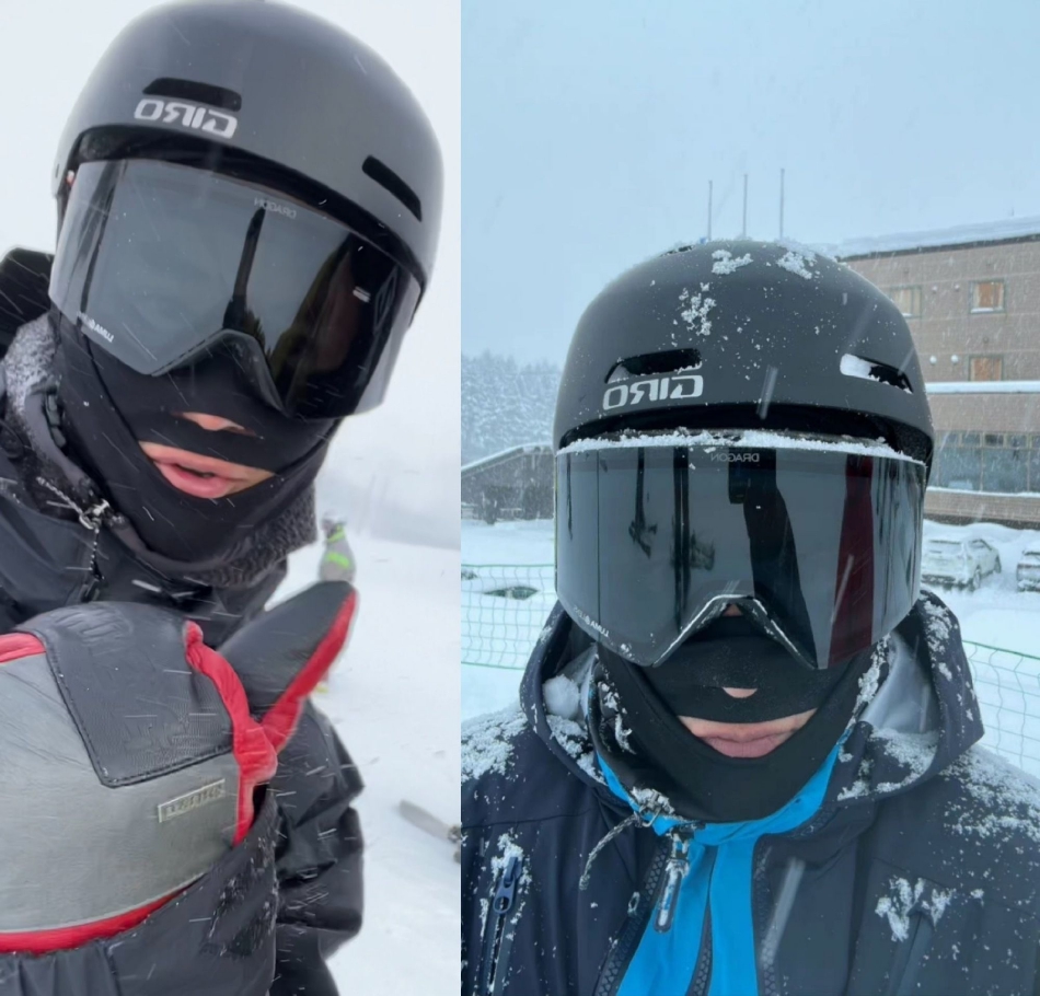 网友在北海道滑雪偶遇彭于晏 穿戴全套装备还是被认出