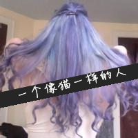 色彩斑斓的长发美女头像