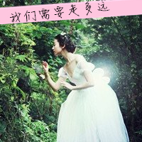 仙气十足的白裙女生头像