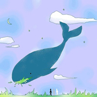 Q版可爱的鲸鱼头像