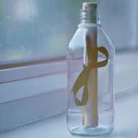 唯美透明玻璃瓶子头像 相遇，心绪如白云飘飘