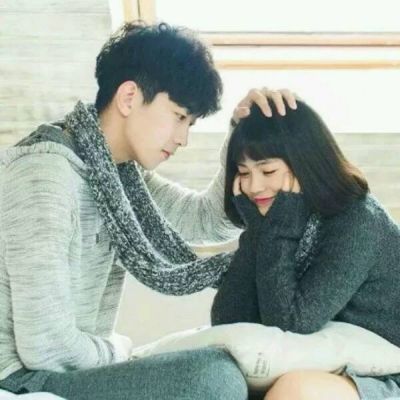 时尚好看的韩国情侣头像 有你在身边每一天都很幸福