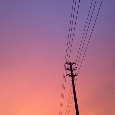 紫色梦幻天空云彩唯美头像图片