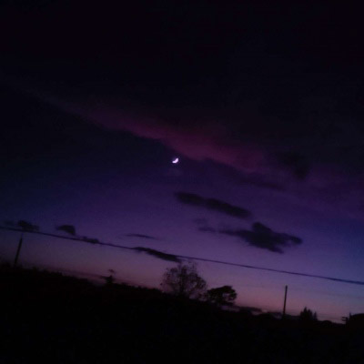紫色系夜晚梦幻美景头像图片