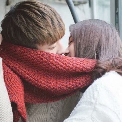 情侣接吻头像高清大图 每时每刻都在想你