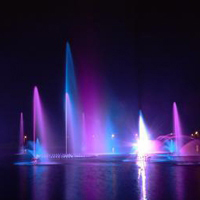 梦幻唯美的公园喷泉头像图片